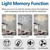 Dalouguan Ceiling Fan with Lights Remote Control, White Flower Ceiling