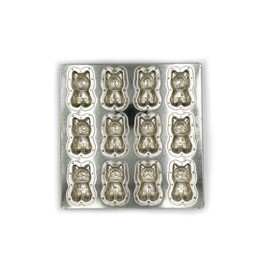 Matsunaga Seisakusho Silver Shiba Inu Wankichi Tabletop 12 Piece