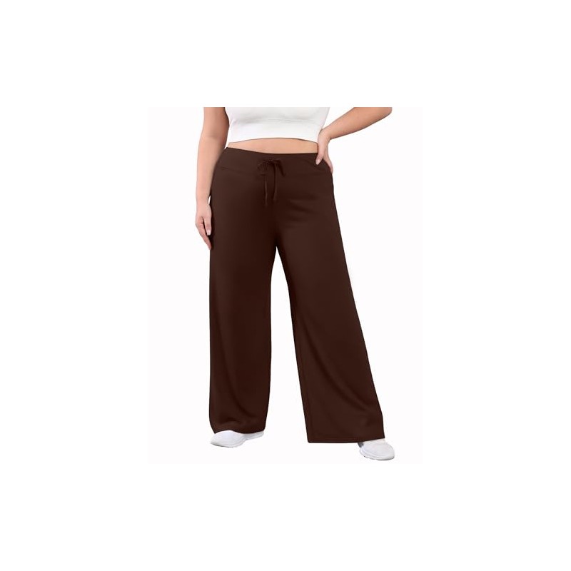 FOREYOND Plus Size Lounge Pants for Women Yoga Pants with