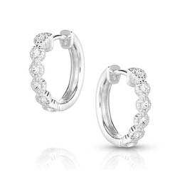 Montana Silversmiths Western Lifestyle Hoop Lever/Latch Earrings (Western Wonderland Crystal)