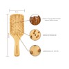 Ecowood® Cepillo para Cabello Hecho de Bambú con Punta Cuadrada