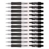 OFFICER PRODUCTS DONAU Classic Retractable Gel Pen, Colour: Black, Pack