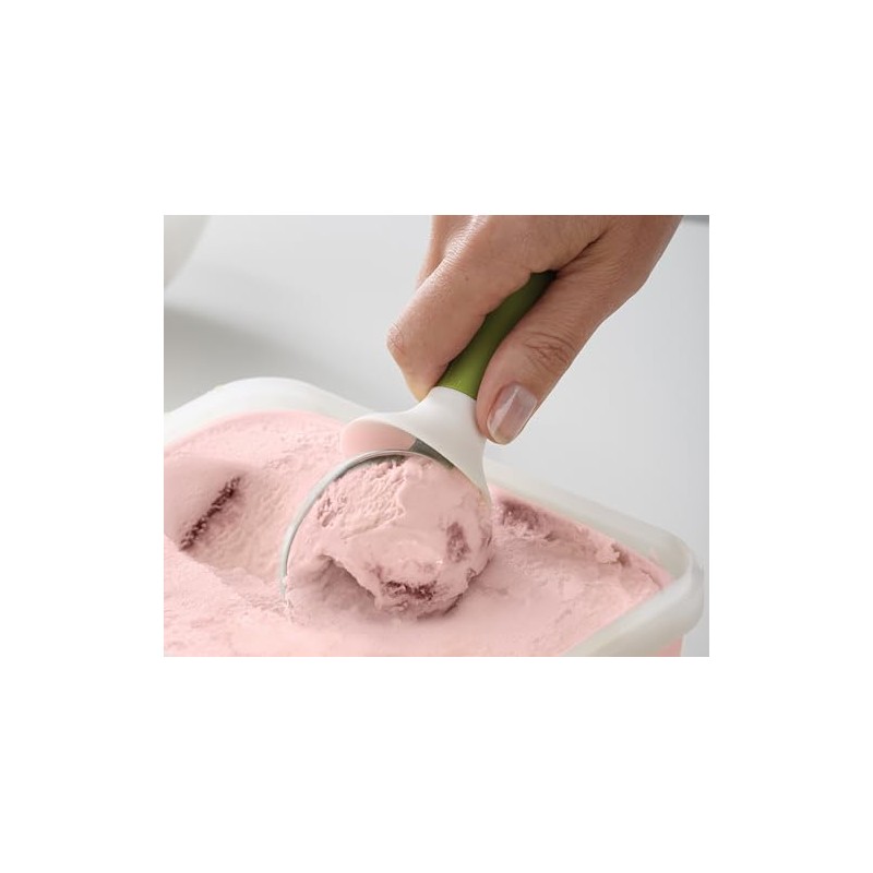 Joseph Joseph Duo - Cuchara de helado antigoteo, verde