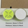 SIZIKJXGHWYI Bubble Spirit Level with Double Sided Adhesive Bottom, 40mm