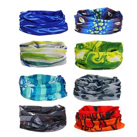 SLOSH Bandana Hair Band Sports Men Women Cycling Yoga Elastic Headscarf Turban Bow Tennis UV Motorcycle Beach Colourful M