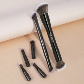 Set De Brochas Para Maquillaje Profesional, Brocha De Maquillaje Con Cabezales Desmontables Y Reemplazab Color Color Del Arma