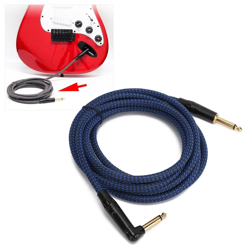 JORINDO Electric Guitar Amp Cord Audio Guitar Cable 6.35MM Instrument