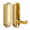 Folding Wall Hooks, 2 Pack Gold Heavy Duty Coat Hooks,