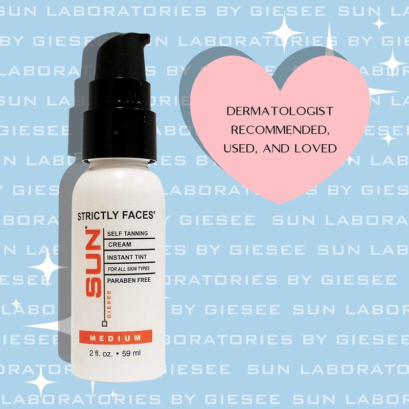 Sun Laboratories By Giesee Face Self Tanner Medium: Facial Self