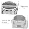 OSALADI Stainless Steel Exhaust Vent Cap Outside Vent Cover Wall-Mounted