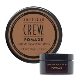 American Crew Pomade 3 oz for Men High Shine Hair Styling Cream with Medium Hold