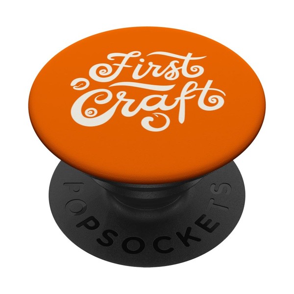 First Craft - Junk Journal Scrapbooking Collage Lover PopSockets Standard