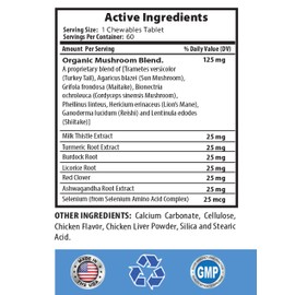 I LOVE MY PETS LLC I LOVE MY PETS LLC Dog Immune Booster - PET Immune Support - Dogs and Cats - Booster - Healthy - Mushrooms for Dogs - 180 Treats (3 Bottles)
