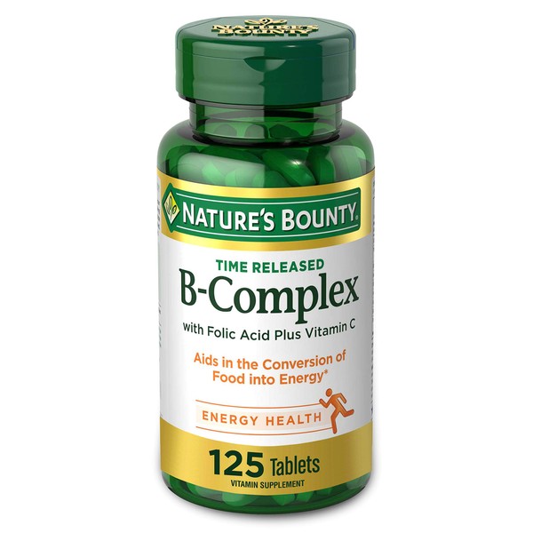 NBTY VitB Cmpx w/Vit C TR 24x125 TAB US