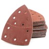 60 pieces of sandpaper triangular sander, 11-hole, 105 x 152