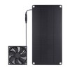 Solar Panel Single Fan 10W Weatherproof solar panel kit for