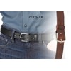 Zerimar Men's Belt, Suit Belt, Natural Leather Belt, 39 mm