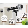 1 Inch Double Curtain Rods 72 to 144 Inches (6