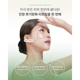 Counting Hearym Cica Panthenol Toner Pads 70 Sheets Cica Panthenol Toner Pads 1 / 헤아림 시카 판테놀 토너패드 70매 시카판테놀 토너패드 1개