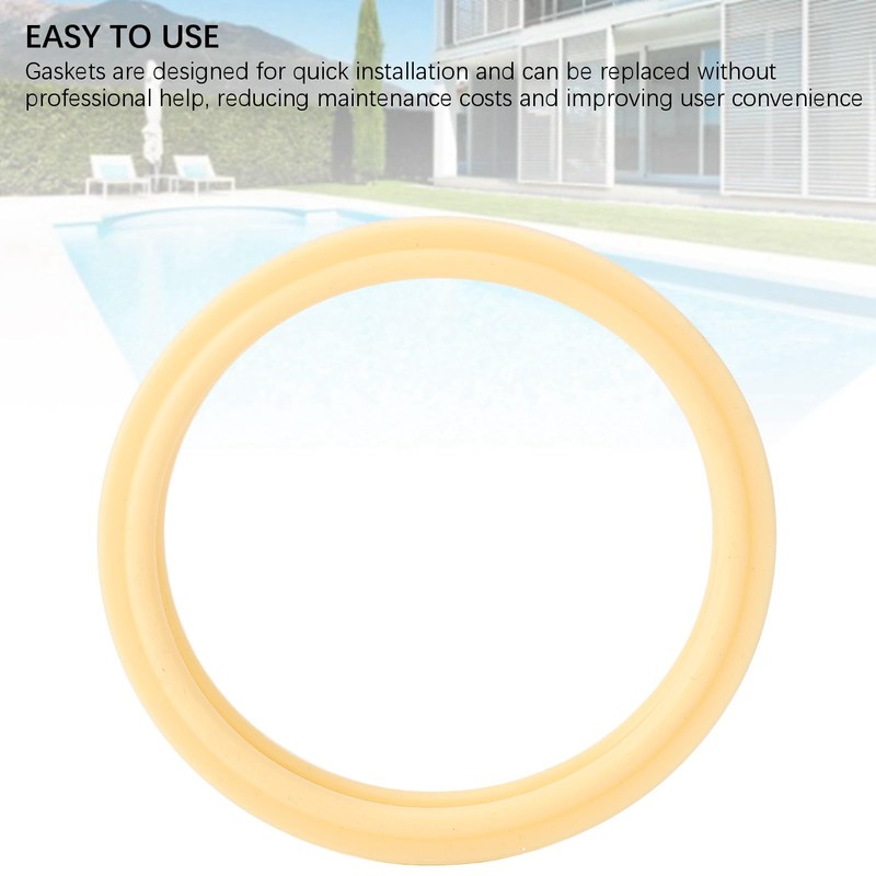 Fdit Pool Light Lens Gasket, Rubber Sealing Replacement with Quick