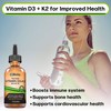 Vegan Vitamin D3 + K2 (MK-7) Liquid Drops with MCT