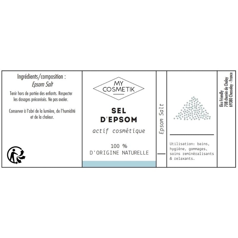 Epsom Salts - 100% Pure and Natural - MY COSMETIK