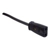 Woods 293 2-foot Hpn Mini Plug Appliance Cord, Negro
