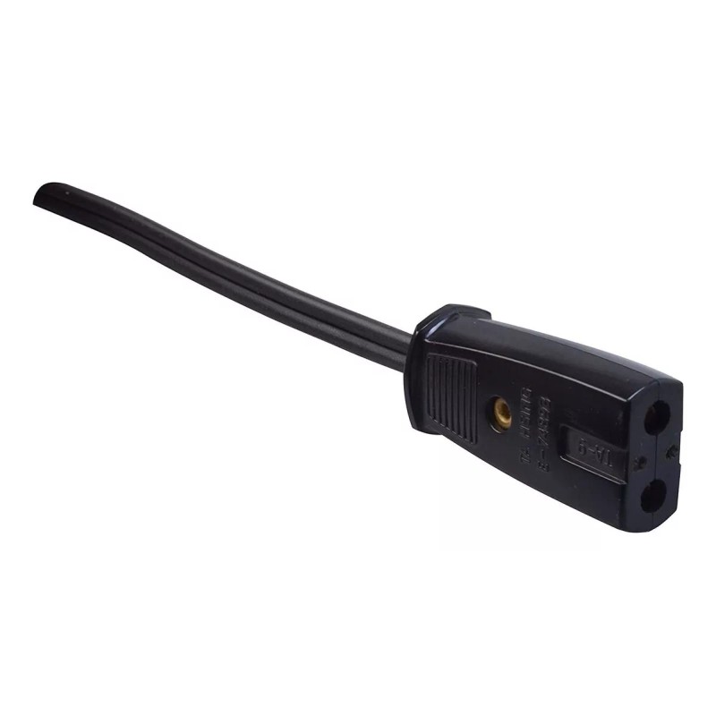Woods 293 2-foot Hpn Mini Plug Appliance Cord, Negro