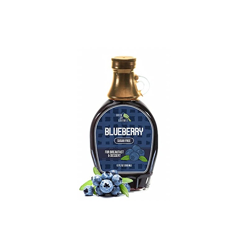 Green Jay Gourmet Sugar Free Blueberry Syrup - No Sugar