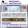 SURPOUF 2pcs WR55X26671Refrigerators LED Light Board Compatible With GE wr55X26671