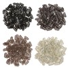 P Prettyia 100x Wig Clips for Feather Hair Bun extension