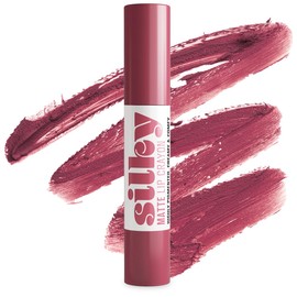 Silky Lipstick Jumbo Matte Lip Pencil Crayon - Highly Pigmented Creamy, Long-lasting - Colour 01 Plum, 2.8g - Andreia Professional