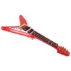 Guitar Brooch Pin Simulation Innovative Hand Crafted Red V Mini