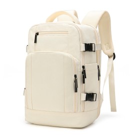 ZHXX For Ryanair Hand Luggage 40 x 20 x 25 cm, Hand Luggage Backpack, Hand Luggage Bag, Travel Backpack, Hand Luggage Airplane, Has A USB Charging Port And An Anti-Theft Bag, apricot, hand luggage