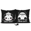 Lovely Panda Guess What Panda Butt Reversible Throw Pillow Covers,Home