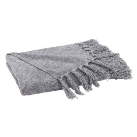 SARO LIFESTYLE Chenille Throw with Fringed Edge 50" x 60"