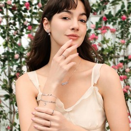 Meissa 925 Sterling Silver Tree Branch Ring for Women Leaf Ring Jewelry Rose Gold Ring Size Adjustable Christmas Holiday Anniversay Gifts for Her, Silver