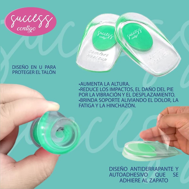Success Talonera para Fascitis y Espolón - Gel Silicona de