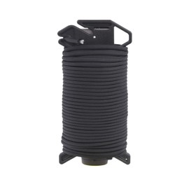 Atwood Rope MFG Ready Rope™ 550 Paracord 100 Feet 7-String Core Nylon Parachute Cord Outside Survival Gear Made in USA | Lanyards, Bracelets, Handle Wraps, Keychain (Black)