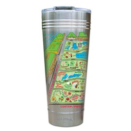 Catstudio Central Park Thermal Tumbler | Triple Wall Insulation With Non Slip Bottom | Great Travel Cup for Water, Coffee, Tea, or Smoothies