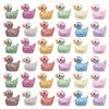 Garneck 120pcs Glittery Mini Ducks for DIY Fairy Garden Dollhouse