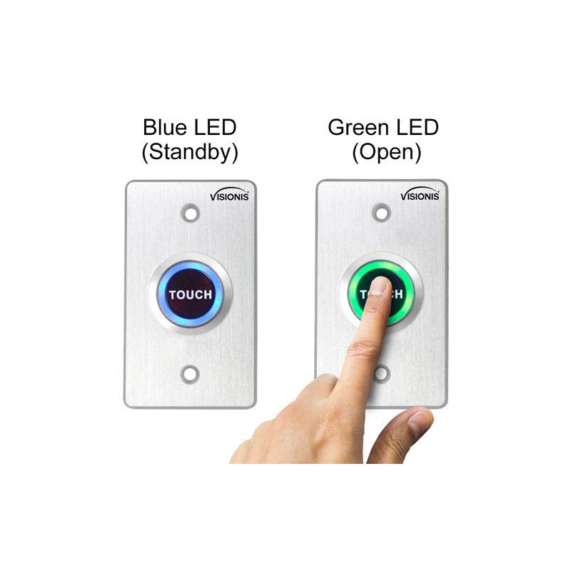 Visionis 2 Pack FPC-7516 VIS-7005 Indoor Ultra Thin Push +