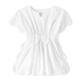 Gymboree,Girls,and Toddler Swim Coverups,White,12-18 Months