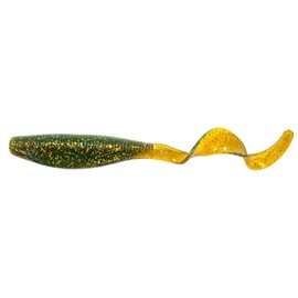 Z Man StreakZ Curly TailZ 4 inch Soft Plastic Grub 5 Pack - Midnight Oil