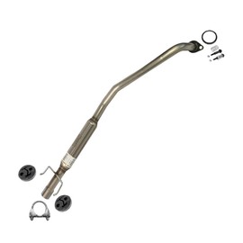 Exhaust Resonator Pipe Compatible for 2003-2005 Toyota Matrix 1.8L | Stainless Steel | Northeastern Exhaust | Free Gasket, Hangers, Clamp and Bolt Kit | Automotive Replacement Part