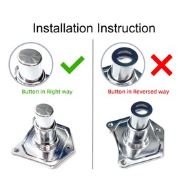 Cyreedom Motorcycle Push Button Solenoid Cover Starter Engine Starter for Harley 1991-2017 Softail Dyna Sposter Big Twin Model (Chrome)