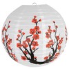 Paper Lampshade Hanging Light Shade 30cm, Oriental Ribbed Japanese Ceiling