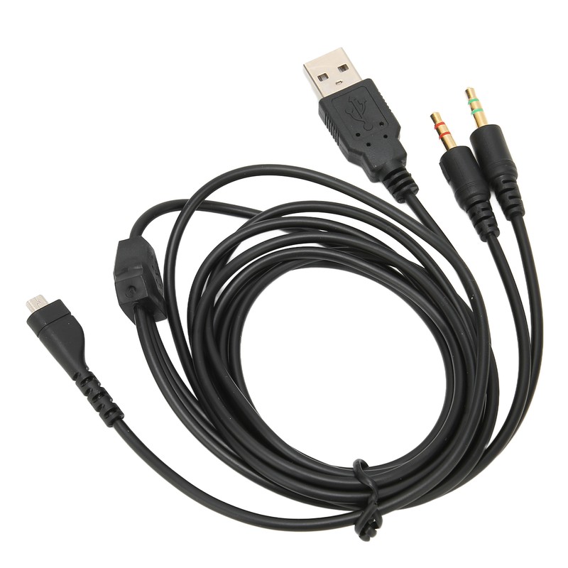 Headphone Audio Cable USB and 3.5mm Audio Jack Audio Cord