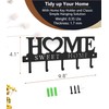 WIPHANY Key Holder Hooks Organizer Hanger Rack Wall Mounted with