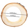 HappyBird Seat Swing Ring Natural Birch Diameter 15-18 cm Opening